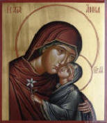 Праведная Анна и Пресвятая дева Мария